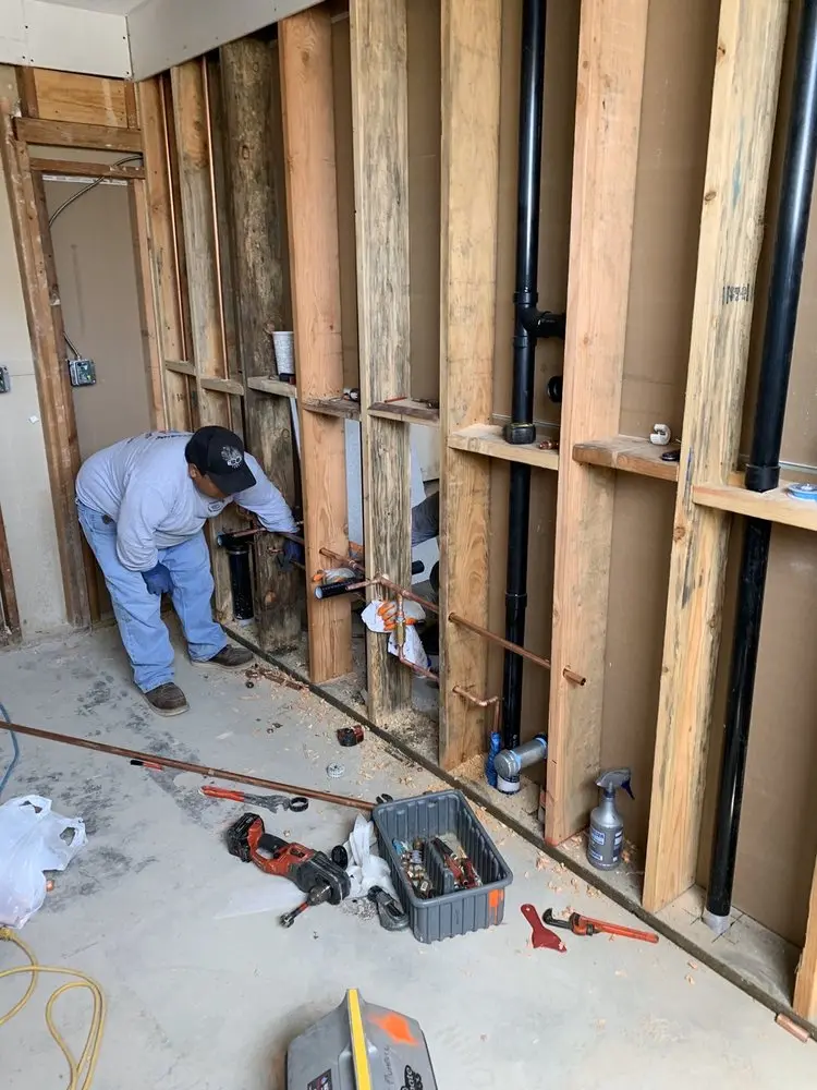 Commercial rough-in plumbing for Gas Line Repair in Sandy Creek